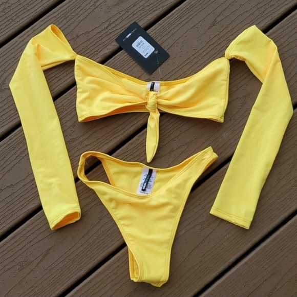 Fashion Nova Other - Fashion Nova Bondi Beach Long Sleeve Bikini- XS